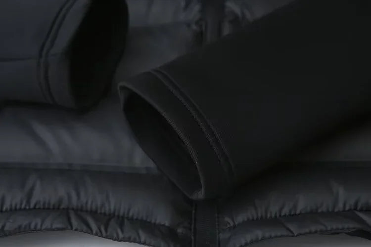 2025 new winter women's cotton coat long sleeved hooded solid color jacket.