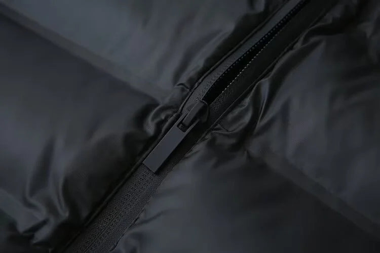 2025 new winter women's cotton coat long sleeved hooded solid color jacket.